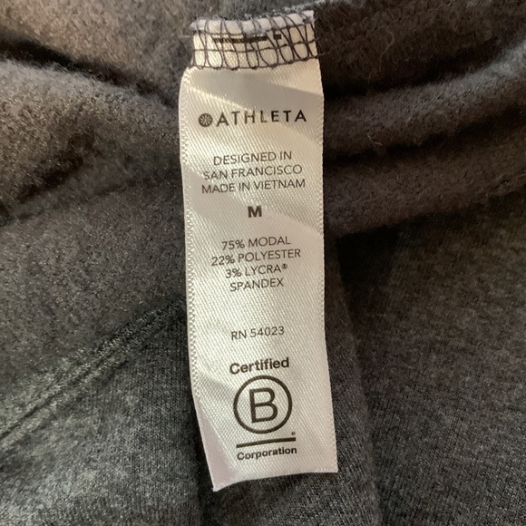 Athleta Purana Wrap Sweatshirt Beyond Soft size M - Picture 7 of 7